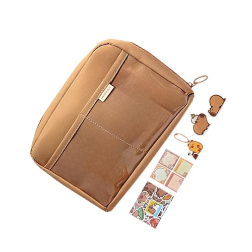 KESOTO Capybara Stifttasche, Organizer für Schreibwaren, Tragbare Federmappe für Kinder Und Jugendliche, Style G von KESOTO