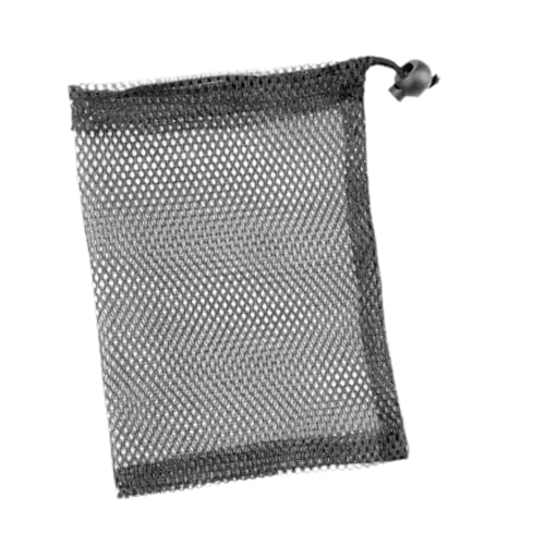 KESOTO Kleiner Netzbeutel, Packsack, Leichter, Praktischer Netzbeutel mit Kordelzug, Aufbewahrungsbeutel Aus Netzstoff mit Kordelzug, 10cm x 15cm von KESOTO
