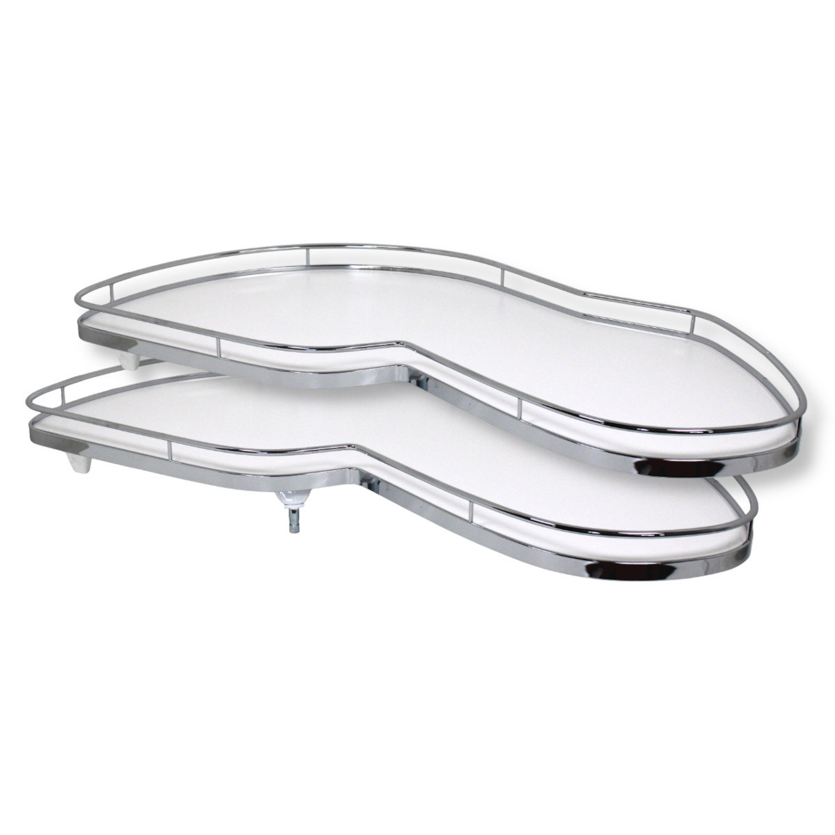Kesseböhmer LeMans II Classic Eckschrank Schwenkauszug 50 cm links Weiß Chrom Kesseböhmer LeMans II Classic Eckschrank Schwenkauszug 50 cm links Weiß Chrom von KESSEBÖHMER