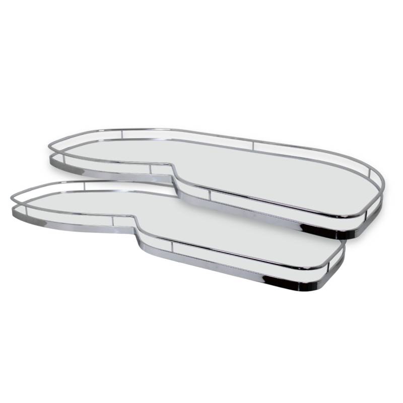 Kesseböhmer LeMans II Classic Eckschrank Schwenkauszug 60 cm rechts Weiß Chrom Kesseböhmer LeMans II Classic Eckschrank Schwenkauszug 60 cm rechts Weiß Chrom von KESSEBÖHMER