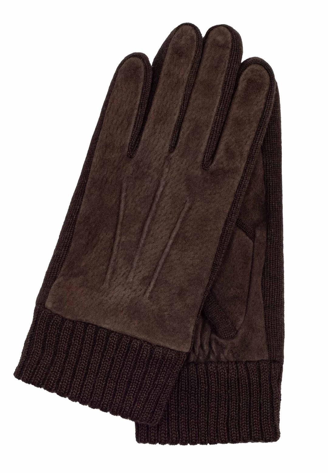 KESSLER - Damen Handschuh Liv Dark Brown Dunkelbraun - Gr. - 7 1/2 von KESSLER