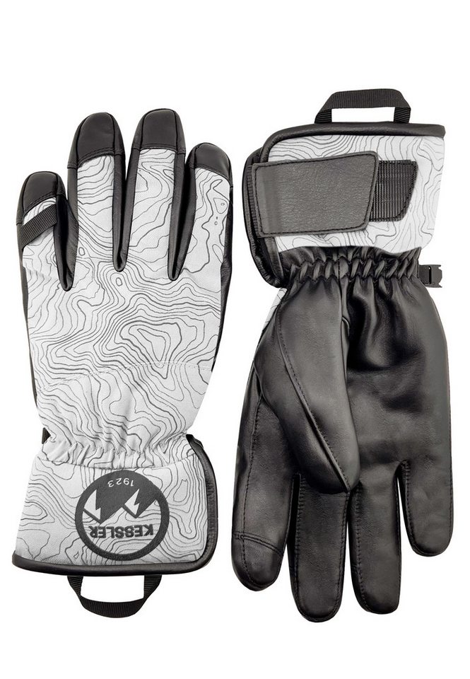 KESSLER Lederhandschuhe ASPEN (Paar, 1-St., Handschuhe) waterproof eVent® BIO membrane, PRIMALOFT® Gold insulation von KESSLER