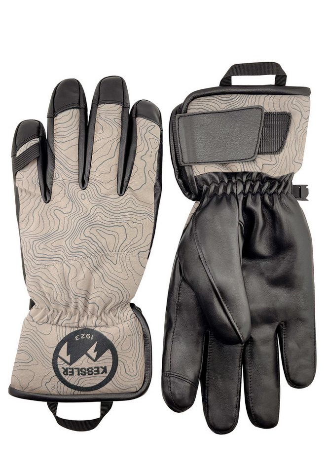KESSLER Lederhandschuhe ASPEN (Paar, 1-St., Handschuhe) waterproof eVent® BIO membrane, PRIMALOFT® Gold insulation von KESSLER