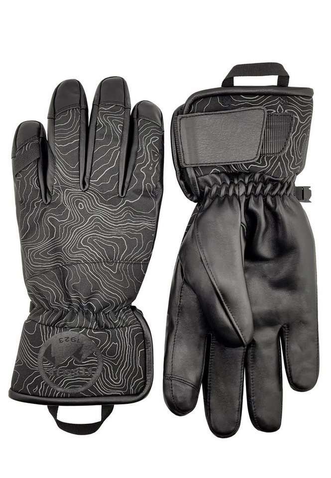 KESSLER Lederhandschuhe ASPEN (Paar, 1-St., Handschuhe) waterproof eVent® BIO membrane, PRIMALOFT® Gold insulation von KESSLER