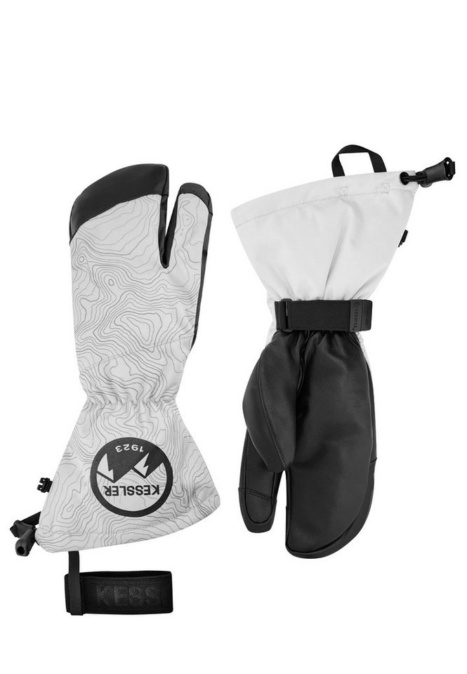 KESSLER Lederhandschuhe CANMORE (Paar, 1-St., Handschuhe) waterproof eVent® BIO membrane, PRIMALOFT® Gold insulation von KESSLER