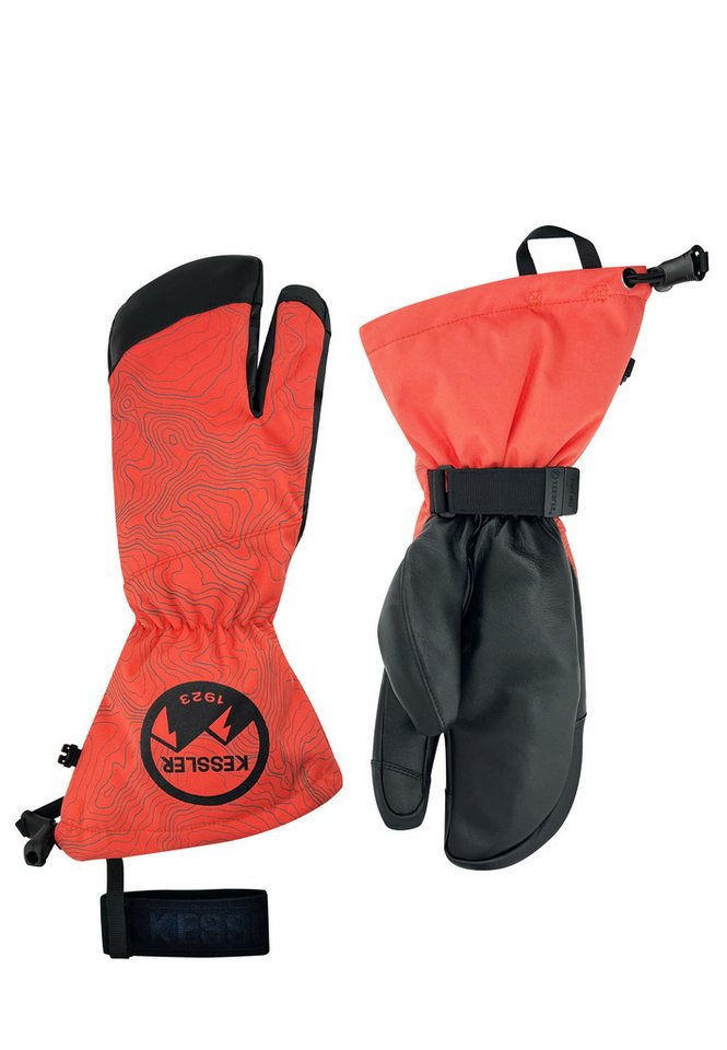 KESSLER Lederhandschuhe CANMORE (Paar, 1-St., Handschuhe) waterproof eVent® BIO membrane, PRIMALOFT® Gold insulation von KESSLER