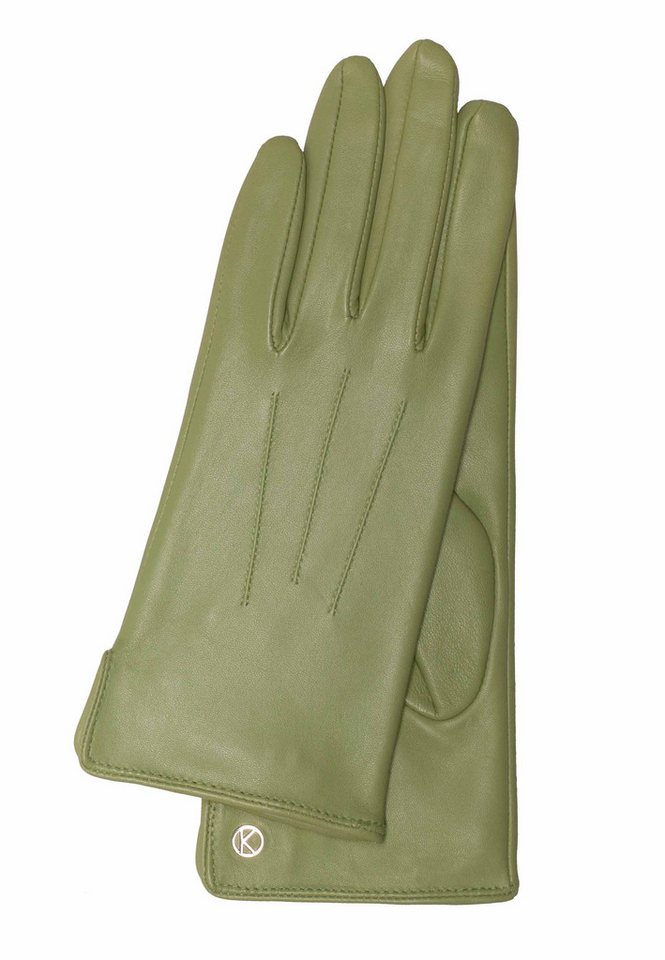 KESSLER Lederhandschuhe CARLA (Paar, 1-St., Handschuhe) Leather Working Group zertifiziertes Leder, REPREVE® Fleecefutter von KESSLER