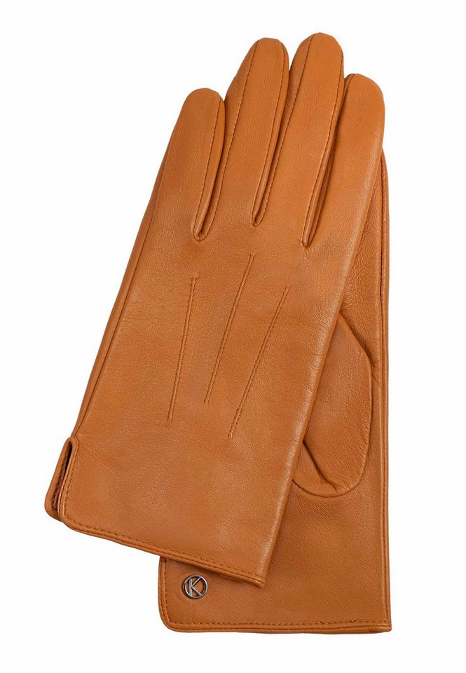 KESSLER Lederhandschuhe CARLA (Paar, 1-St., Handschuhe) Leather Working Group zertifiziertes Leder, REPREVE® Fleecefutter von KESSLER