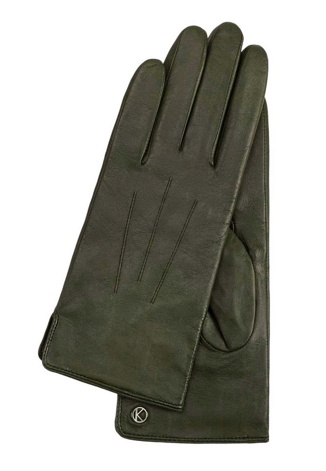 KESSLER Lederhandschuhe CARLA (Paar, 1-St., Handschuhe) Leather Working Group zertifiziertes Leder, REPREVE® Fleecefutter von KESSLER