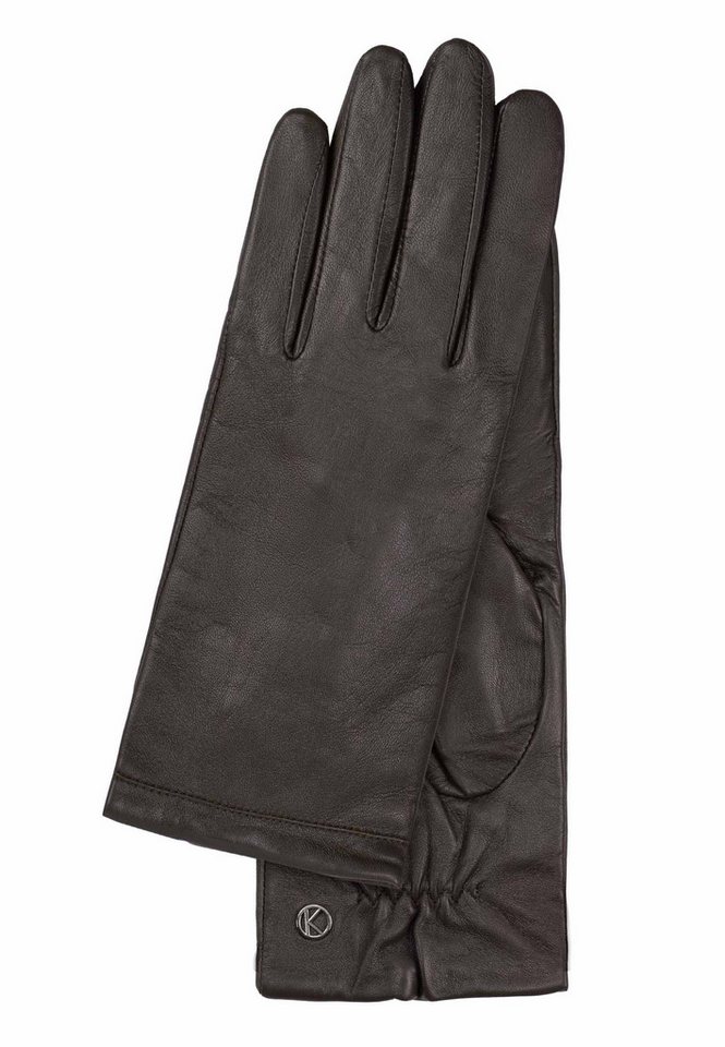 KESSLER Lederhandschuhe CHELSEA (Paar, 1-St., Handschuhe) Leather Working Group zertifiziertes Leder, kuscheliges Strickfutter von KESSLER