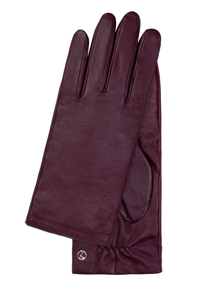 KESSLER Lederhandschuhe CHELSEA (Paar, 1-St., Handschuhe) Leather Working Group zertifiziertes Leder, kuscheliges Strickfutter von KESSLER