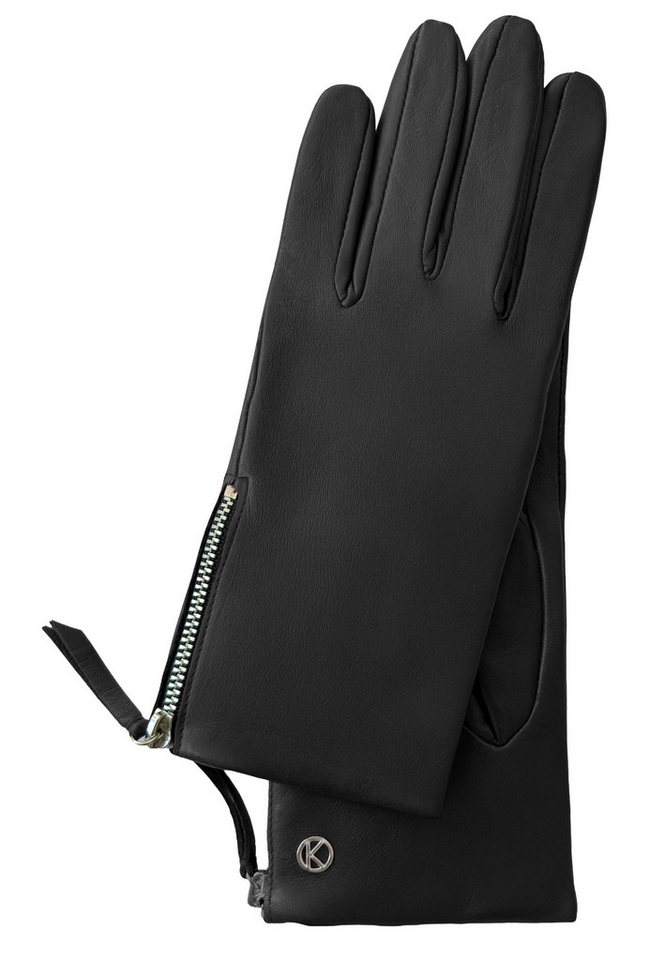 KESSLER Lederhandschuhe DEMI (Paar, 1-St., Handschuhe) Feines Lammleder, 100% Kaschmirfutter, Touchscreen kompatibel von KESSLER