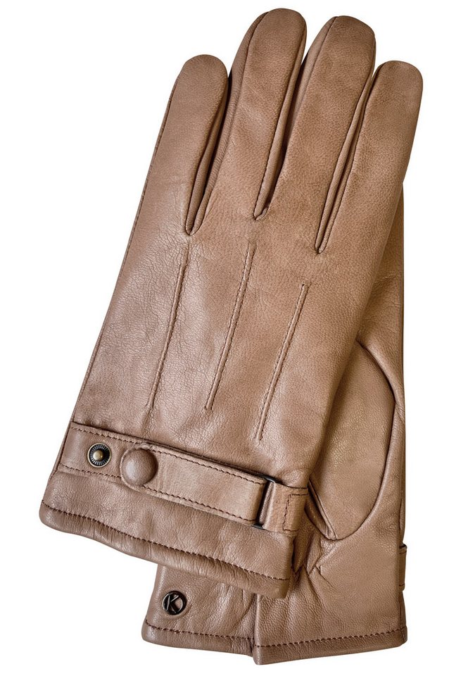 KESSLER Lederhandschuhe GORDON Touch (Paar, 1-St., Handschuhe) Leather Working Group zertifiziertes Leder, warmes Strickfutter von KESSLER