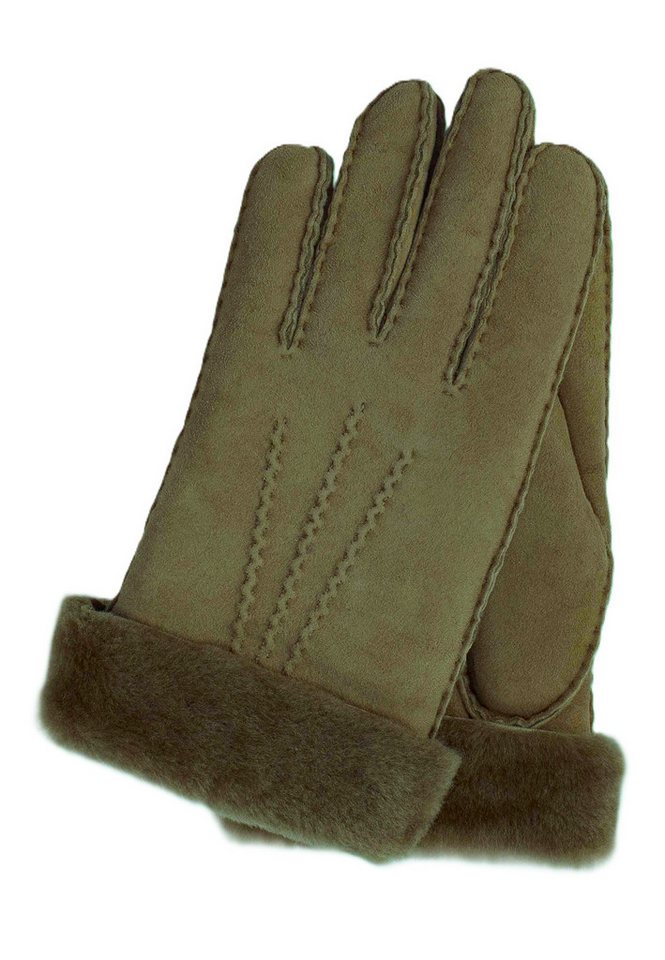 KESSLER Lederhandschuhe ILVY (Paar, 1-St., Handschuhe) Leather Working Group zertifiziertes Lammfell, 100% von Hand genäht von KESSLER
