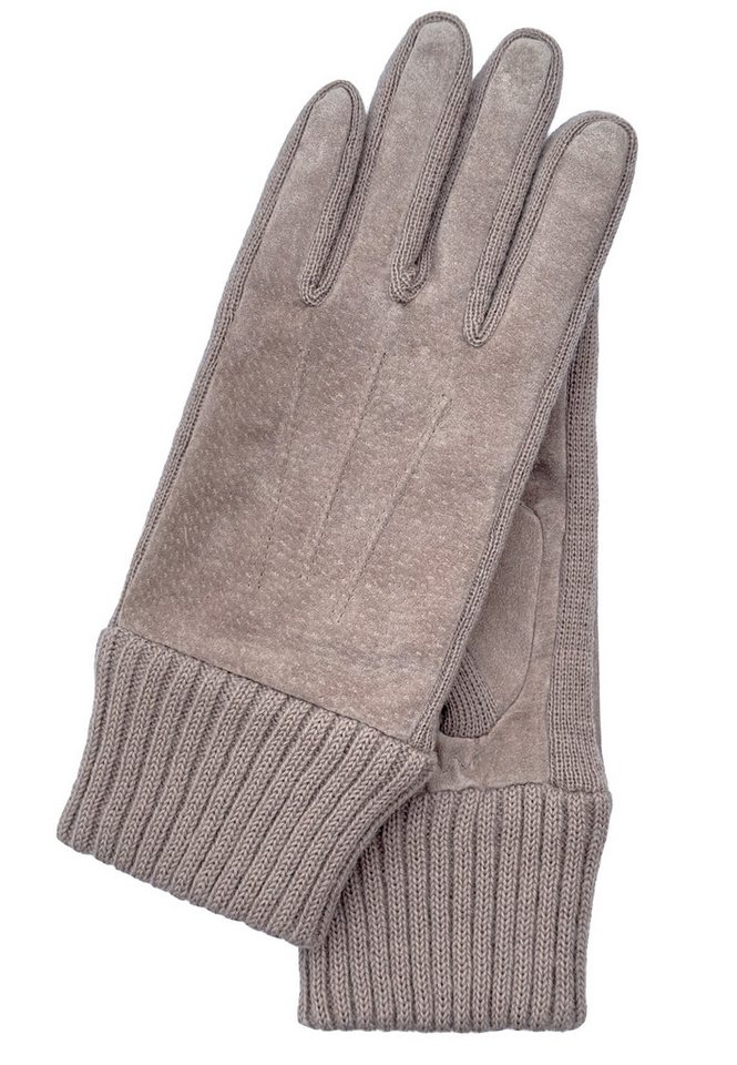 KESSLER Lederhandschuhe LIV (Paar, 1-St., Handschuhe) Pig Suede Leder, Komfort Fit, kuscheliges REPREVE® Fleecefutter von KESSLER