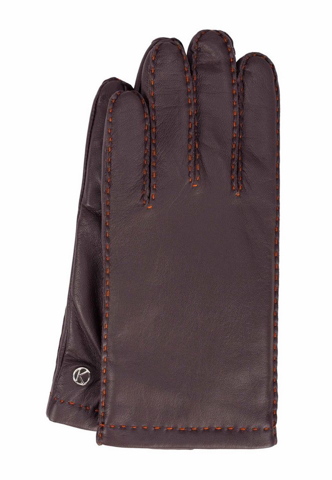 KESSLER Lederhandschuhe MILLIE (Paar, 1-St., Handschuhe) Leather Working Group zertifiziertes Leder, kuscheliges Plüschfutter von KESSLER
