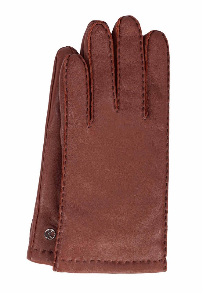 KESSLER Lederhandschuhe MILLIE (Paar, 1-St., Handschuhe) Leather Working Group zertifiziertes Leder, kuscheliges Plüschfutter von KESSLER