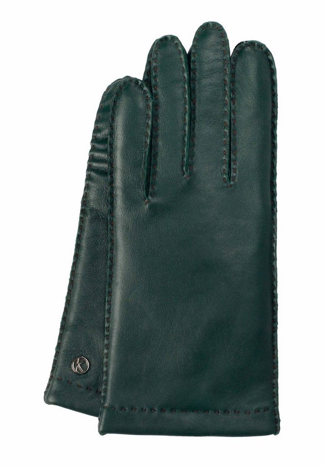 KESSLER Lederhandschuhe MILLIE (Paar, 1-St., Handschuhe) Leather Working Group zertifiziertes Leder, kuscheliges Plüschfutter von KESSLER
