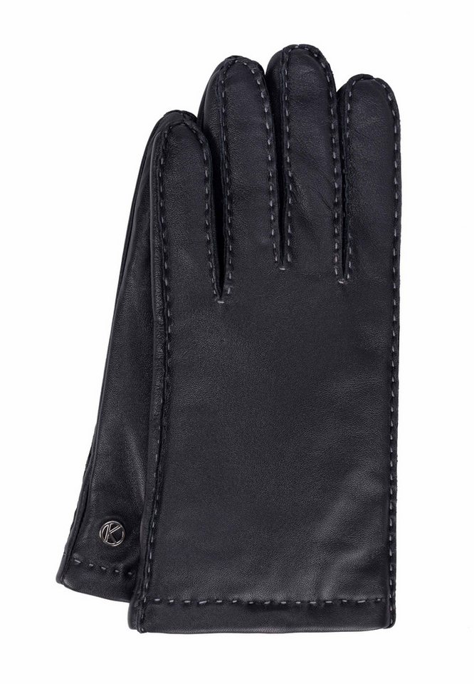 KESSLER Lederhandschuhe MILLIE (Paar, 1-St., Handschuhe) Leather Working Group zertifiziertes Leder, kuscheliges Plüschfutter von KESSLER