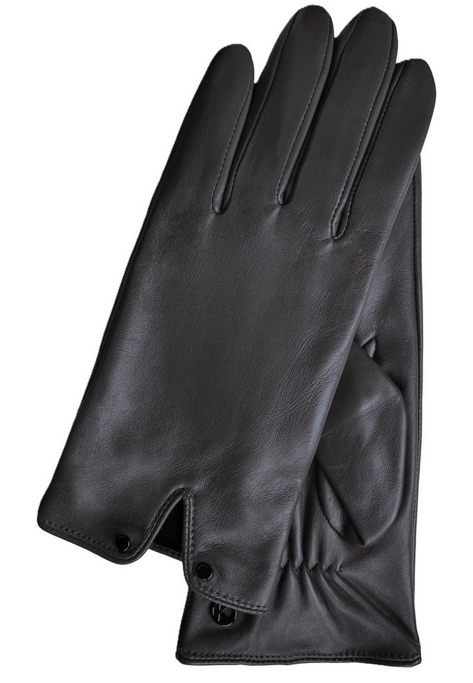 KESSLER Lederhandschuhe NORA (Paar, 1-St., Handschuhe) Leather Working Group zertifiziertes Leder, REPREVE® Fleecefutter von KESSLER