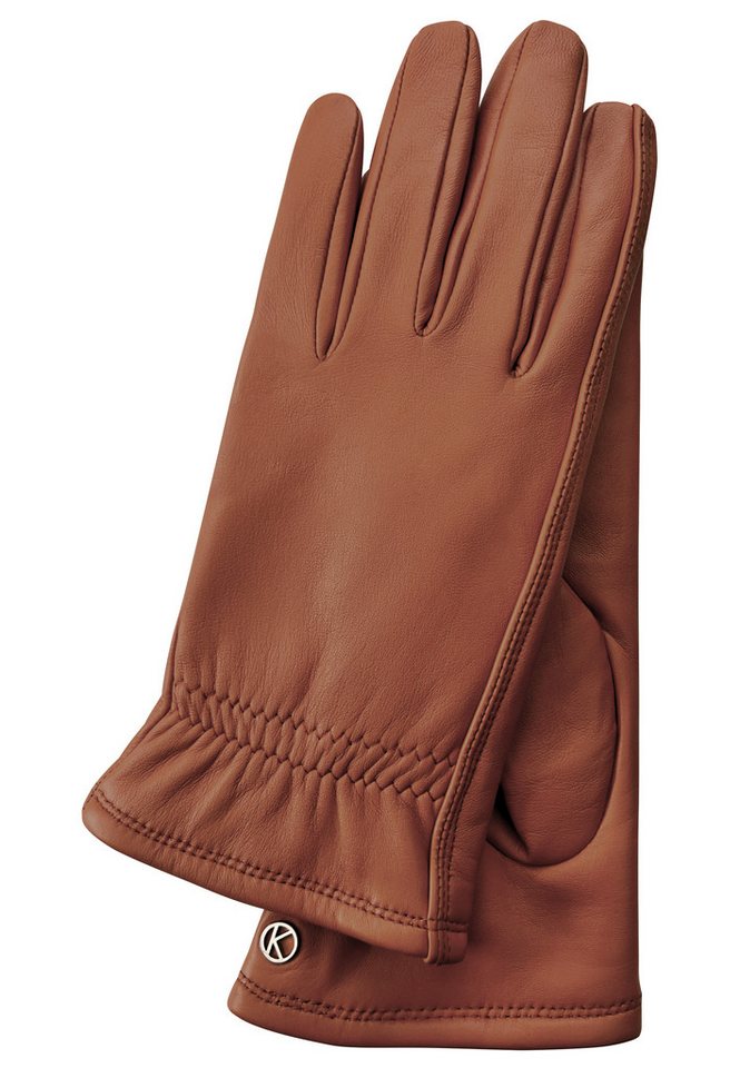 KESSLER Lederhandschuhe SADIE (Paar, 1-St., Handschuhe) Leather Working Group zertifiziertes Leder, kuscheliges Strickfutter von KESSLER