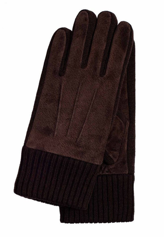 KESSLER Lederhandschuhe STAN (Paar, 1-St., Handschuhe) Pig Suede Leder, Komfort Fit, warmes REPREVE® Fleecefutter von KESSLER