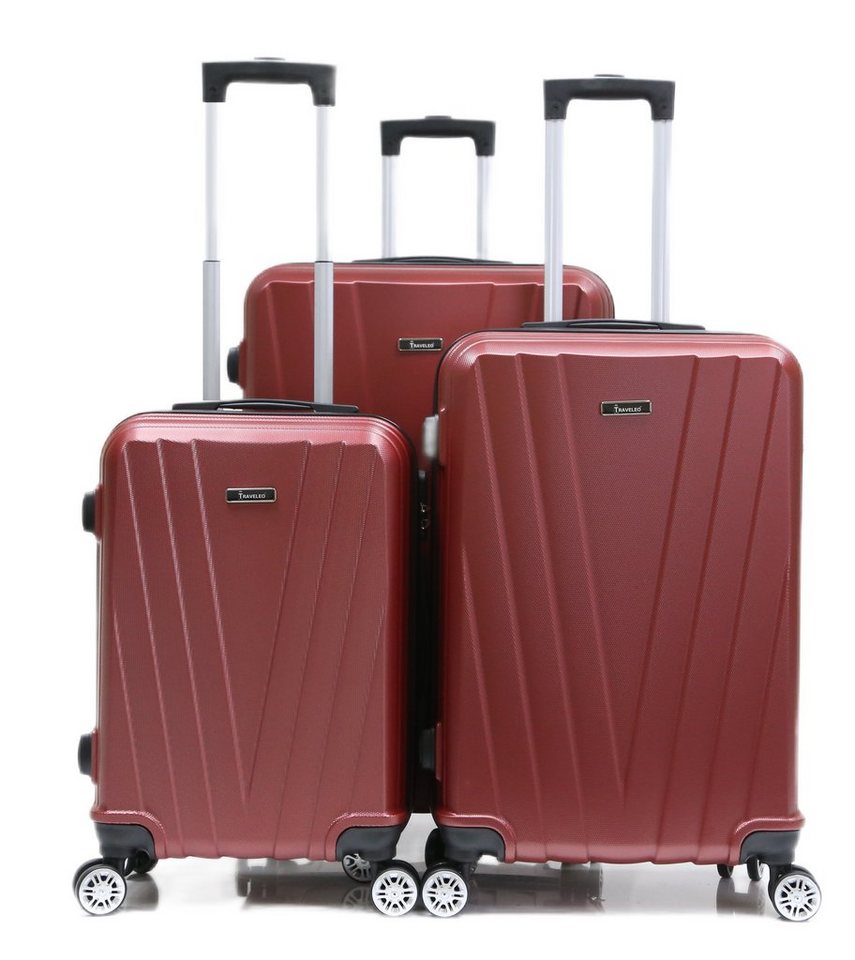 KESSMANN HOFFMANN Kofferset Hartschalenkoffer Set 3 teilig Kofferset L XL XXL Koffer -VARIANTE-, 4 Rollen, (Koffer-Set, 3 tlg., Leichtgewicht Rollkoffer 360° Rollen Reisen Urlaub Reisekoffer Set), Trolley Gepäckset Hartschalenkoffer Urlaubskoffer Handgepäck Organizer von KESSMANN HOFFMANN