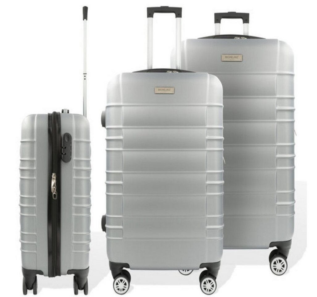 KESSMANN HOFFMANN Kofferset Hartschalenkoffer Set 3 teilig Kofferset L XL XXL Koffer -VARIANTE-, 4 Rollen, (Koffer-Set, 3 tlg., Leichtgewicht Rollkoffer 360° Rollen Reisen Urlaub Reisekoffer Set), Trolley Gepäckset Hartschalenkoffer Urlaubskoffer Handgepäck Organizer von KESSMANN HOFFMANN