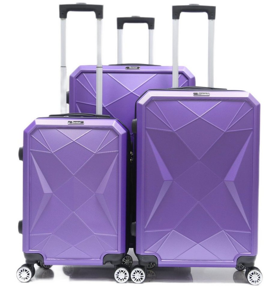 KESSMANN HOFFMANN Kofferset Hartschalenkoffer Set 3 teilig Kofferset L XL XXL Koffer -VARIANTE-, 4 Rollen, (Koffer-Set, 3 tlg., Leichtgewicht Rollkoffer 360° Rollen Reisen Urlaub Reisekoffer Set), Trolley Gepäckset Hartschalenkoffer Urlaubskoffer Handgepäck Organizer von KESSMANN HOFFMANN