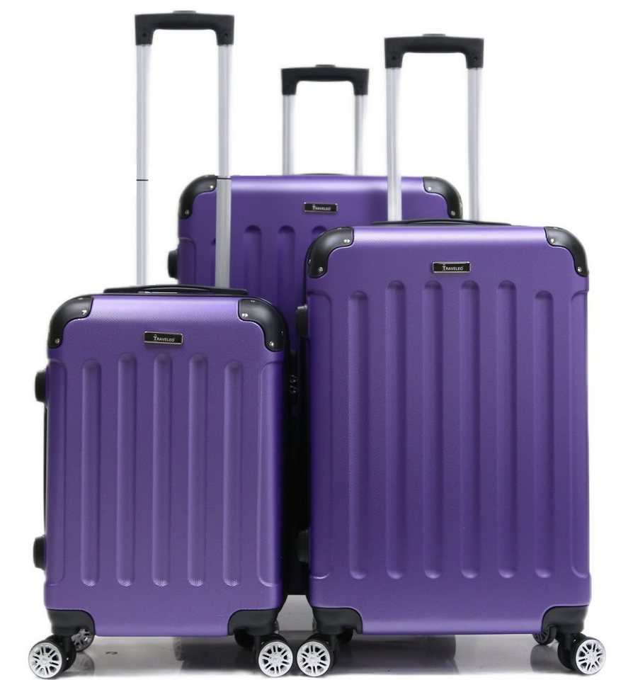 KESSMANN HOFFMANN Kofferset Hartschalenkoffer Set 3 teilig Kofferset L XL XXL Koffer -VARIANTE-, 4 Rollen, (Koffer-Set, 3 tlg., Leichtgewicht Rollkoffer 360° Rollen Reisen Urlaub Reisekoffer Set), Trolley Gepäckset Hartschalenkoffer Urlaubskoffer Handgepäck Organizer von KESSMANN HOFFMANN