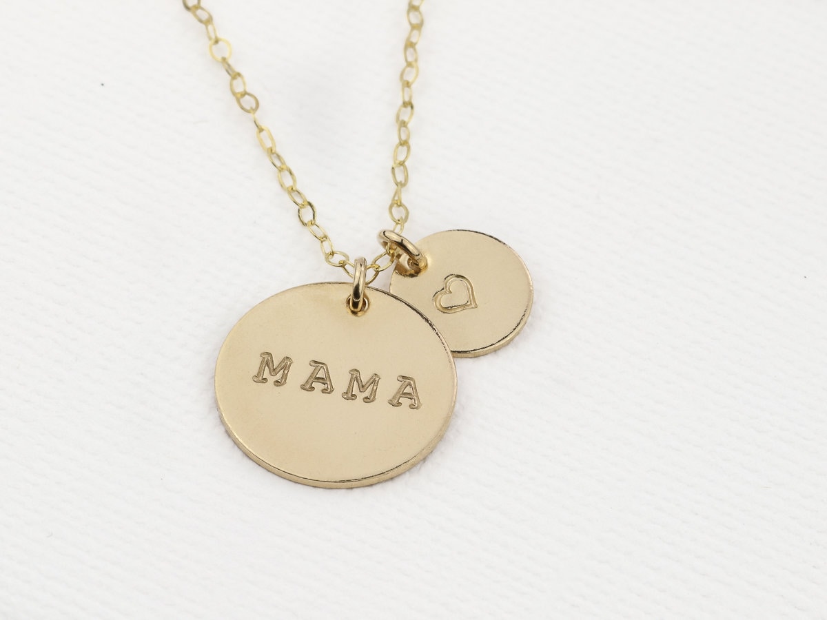 New Mom Halskette. Nana Personalisierte Halskette Für Mama. Kinder Initialen Geschenk Oma. Schwangerschaftsanzeige von KESTJewelry