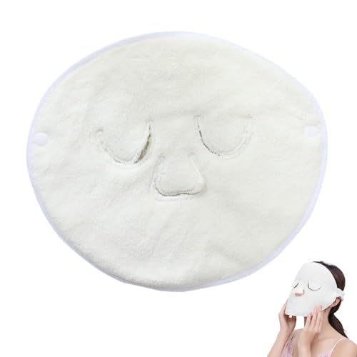 Hot Compress Gesichtstuch Masken, wiederverwendbare Gesichtstuch Gesichtsdampfer Handtuch heiß und kalt Handtuch Beauty Skin Care Maske für Frauen Mädchen Gesichtsdampfer (1pcs) von KEVGNRO