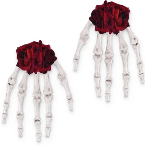 2er-Set haarklammer, Halloween haarspangen damen, Rosen-Haarspange, Karnevalsgeschenk. 2er-Set haarklammer, Halloween haarspangen damen, Rosen-Haarspange, Karnevalsgeschenk. von KEWUF