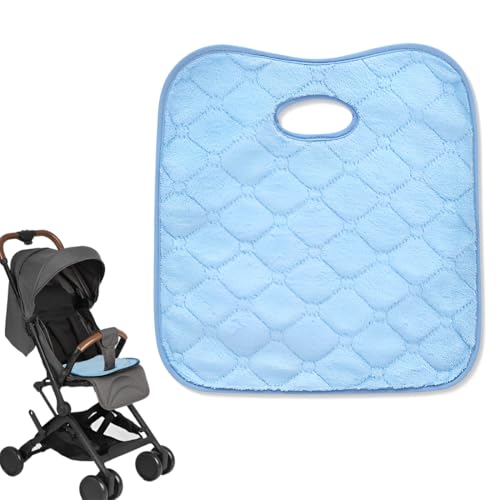 KEWUF 1 Pcs kindersitz unterlage, Kindersitzunterlage Auto, Baby Autositzschoner, Geeignete Sitzschoner Auto Kindersitz, Universeller Autositzschutz, Protektor Pad für Töpfchen Training（Blau） von KEWUF