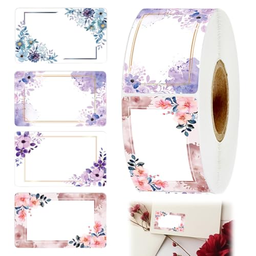 KEWUF 250 Stück etiketten selbstklebend, etiketten selbstklebend, Marmeladen Etiketten Selbstklebend, Etiketten Zum Beschriften, Klebeetiketten Marmelade Für Marmeladengläser Flaschen Gewürzgläser（B） von KEWUF