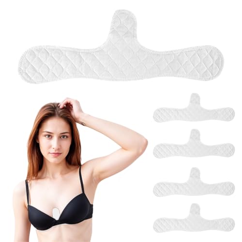 KEWUF 5 Pcs bh schwitzschutz, BH-Einlagen Schwitzen Wiederverwendbare Baumwoll BH Unterbrust Schwitzschutz Pads, Atmungsaktiv für Sport & Stillzeit, Damen BH Einlagen Schwitzen Extraweich Sommer KEWUF 5 Pcs bh schwitzschutz, BH-Einlagen Schwitzen Wiederverwendbare Baumwoll BH Unterbrust Schwitzschutz Pads, Atmungsaktiv für Sport & Stillzeit, Damen BH Einlagen Schwitzen Extraweich Sommer von KEWUF