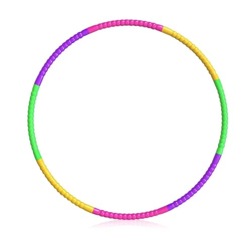 KEWUF Hula Hoop Kinder, 8-teiliges Abnehmbares Hullahub Set, Gymnastikreifen Kinder, Mini Hula Hoop, Hullahub Reifen für Kinder, Geeignet für Fitness, Yoga, Tanz, Gymnastik (Mehrfarbiger) von KEWUF