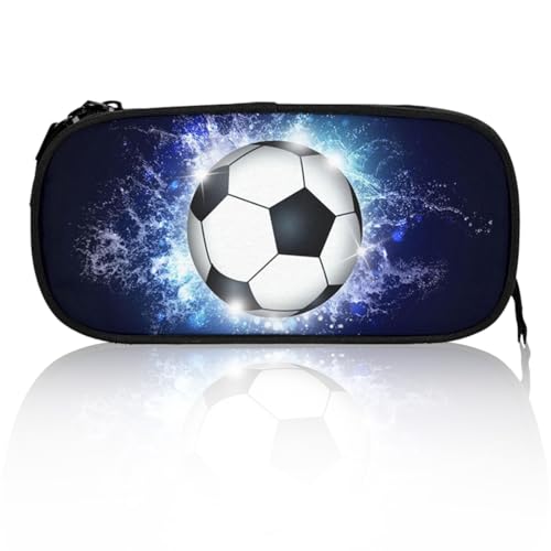 Schlamppermäppchen Jungs, Federmäppchen Fussball, Mäppchen Jungs, Federtasche Jungen, 3D-Federmappe Jungen, Federmäppchen mit großer Kapazität, für Jungen und Mädchen Schlamppermäppchen Jungs, Federmäppchen Fussball, Mäppchen Jungs, Federtasche Jungen, 3D-Federmappe Jungen, Federmäppchen mit großer Kapazität, für Jungen und Mädchen von KEWUF
