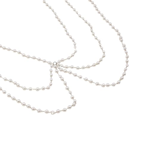 KEXIAO Elegante geschichtete Perlen-Taillenkette, Schmuck, geschichtete Taillenkette, stabiler Taillenschmuck für Frauen für Party-Outfits KEXIAO Elegante geschichtete Perlen-Taillenkette, Schmuck, geschichtete Taillenkette, stabiler Taillenschmuck für Frauen für Party-Outfits von KEXIAO