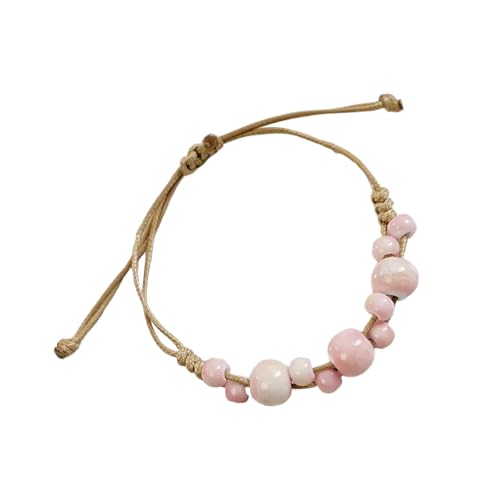 KEXIAO Keramik-Armband, farbechtes Design, Handgelenkkette, bequem zu tragen, Armband für modebewusste Frauen und Bastel-Enthusiasten von KEXIAO