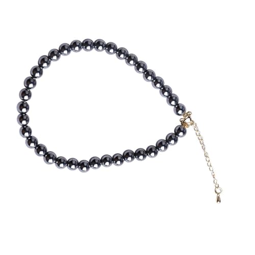 KEXIAO Modisches Stein-Fußkettchen, elegantes verstellbares Fußkettchen mit Fuß-, Bein- und Knöchelkette, strukturierte Terahertz-Fußkettchen von KEXIAO