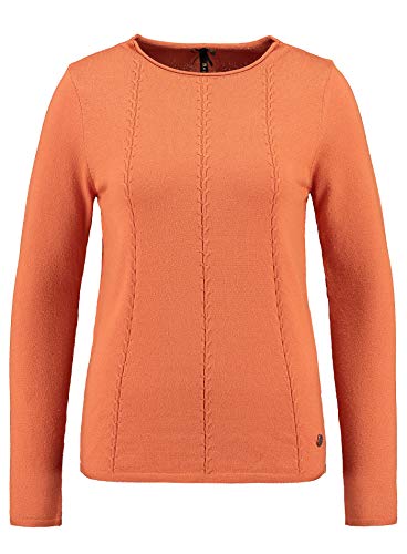 KEY LARGO, Damen-Pulli, Cable (L, Burned Orange) von KEY LARGO