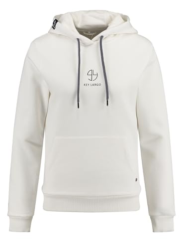 KEY LARGO Damen Basic Hood Kapuzenpullover, Offwhite (1001), XL EU von KEY LARGO