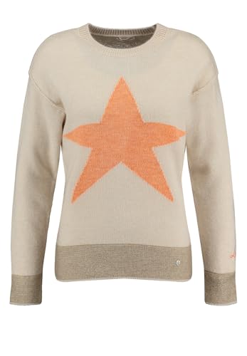KEY LARGO Damen Berlin Round Pullover, beige (1004), XXL von KEY LARGO