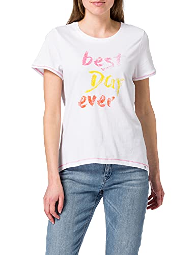 Key Largo Damen Day Round T-Shirt, White (1000), M von KEY LARGO