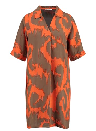 KEY LARGO Damen Dora v-Neck Kleid, orange (1390), Large von KEY LARGO