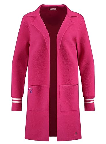 KEY LARGO Damen Strickjacke Lang College helles rot (78) M von KEY LARGO