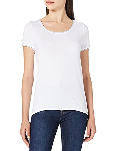 KEY LARGO Damen Base Round T-Shirt, White (1000), XL von KEY LARGO