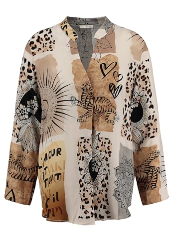 KEY LARGO Damen Tangle V-Neck Bluse, Brown (1600), M EU von KEY LARGO