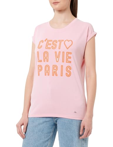 KEY LARGO Damen Viva Round T-Shirt, Powder Rose (1344), XS EU von KEY LARGO